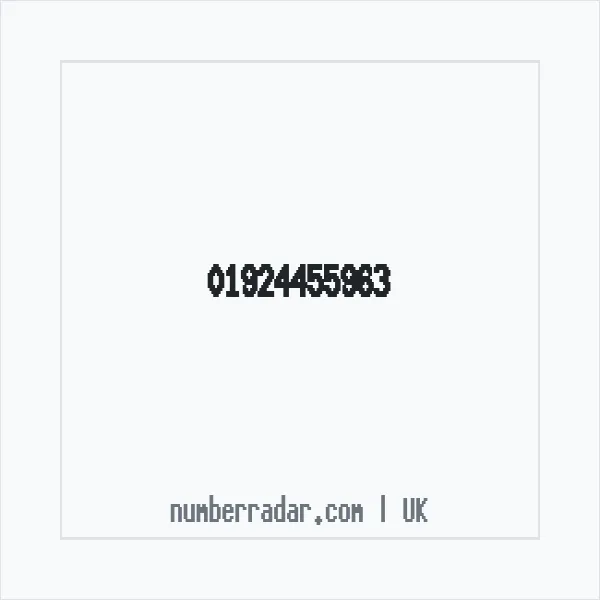 Reverse number check for +44 1924 455963 — who called me?