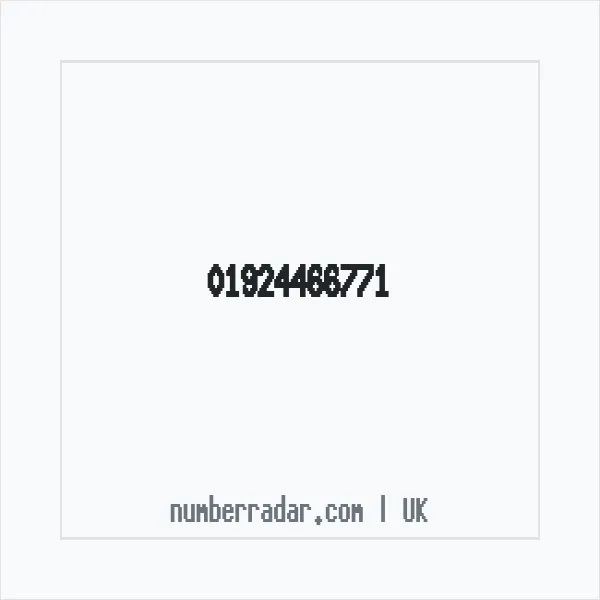 Reverse number check for +44 1924 466771 — who called me?