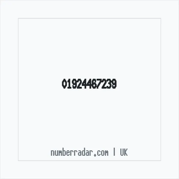 Reverse number check for +44 1924 467239 — who called me?