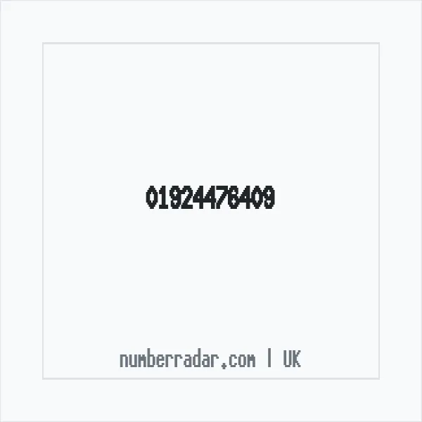 Reverse number check for +44 1924 476409 — who called me?