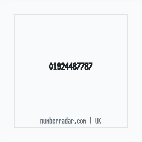 Reverse number check for +44 1924 487787 — who called me?