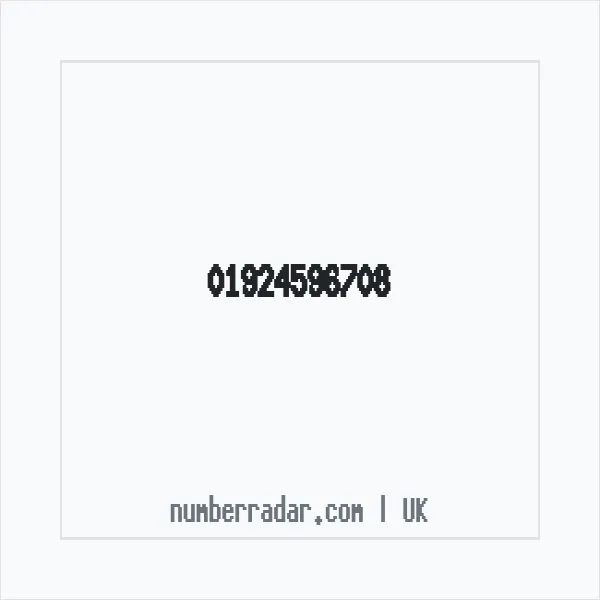 Reverse number check for +44 1924 596708 — who called me?