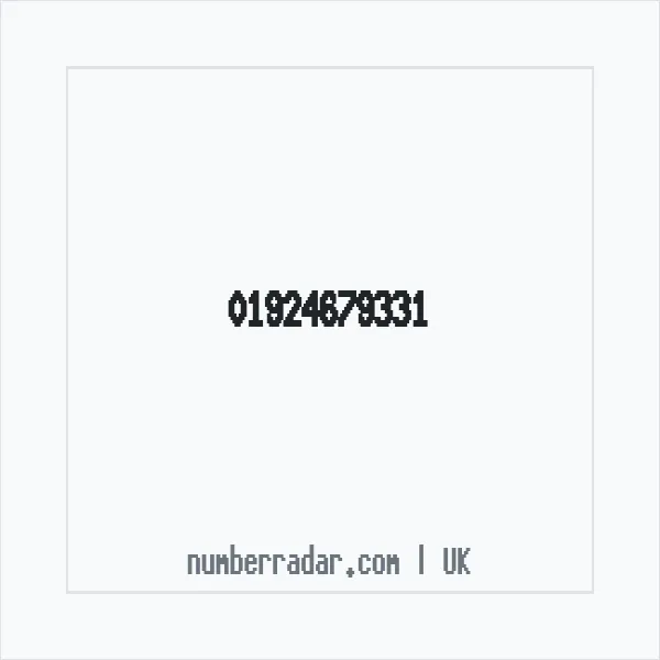Reverse number check for +44 1924 679331 — who called me?