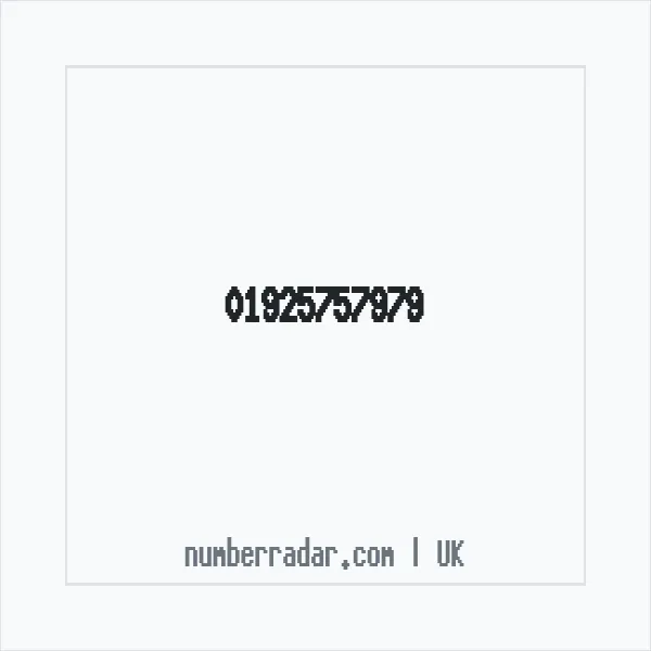 Reverse number check for +44 1925 757979 — who called me?