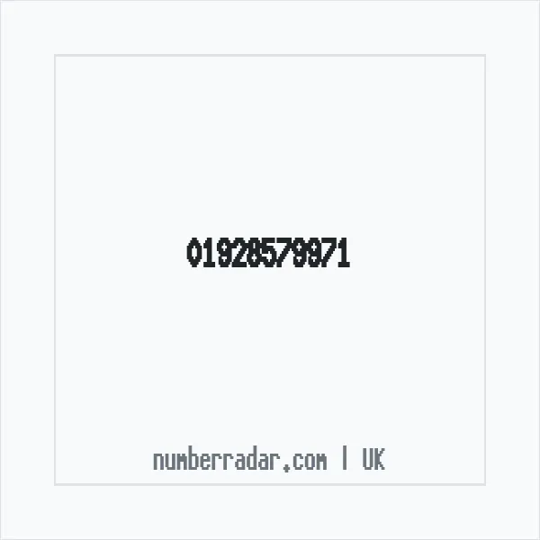 Reverse number check for +44 1928 579971 — who called me?