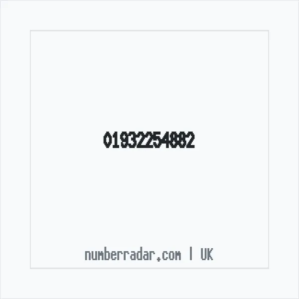 Reverse number check for +44 1932 254882 — who called me?