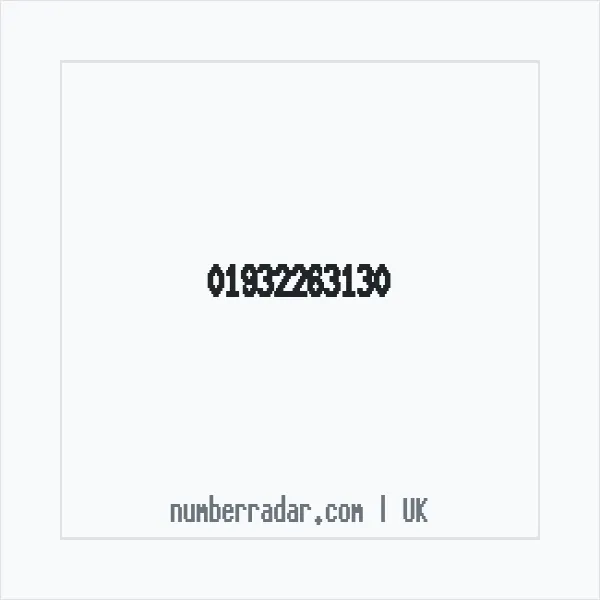 Reverse number check for +44 1932 263130 — who called me?