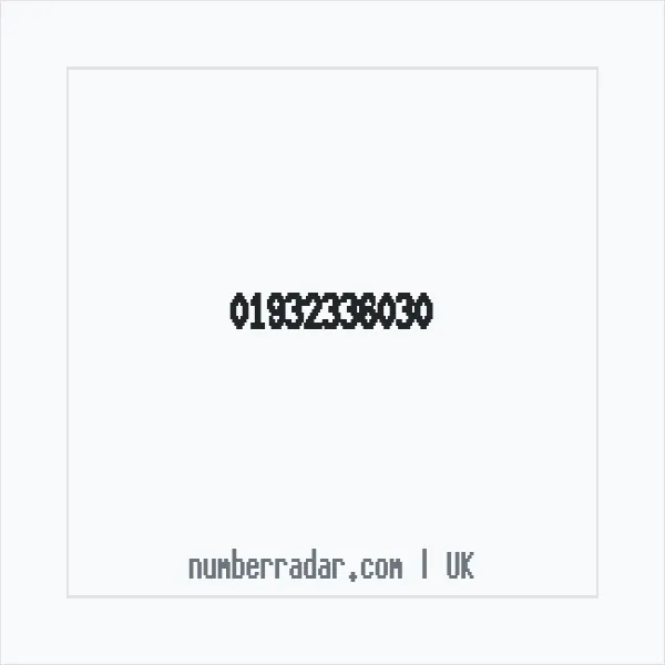 Reverse number check for +44 1932 336030 — who called me?