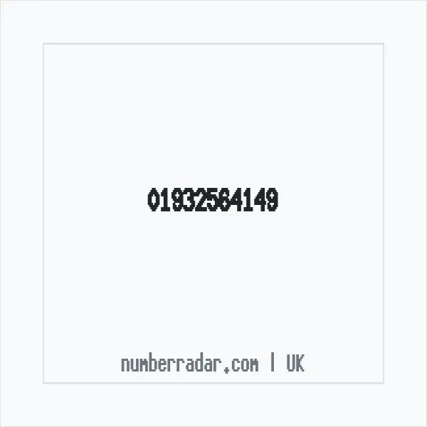 Reverse number check for +44 1932 564149 — who called me?