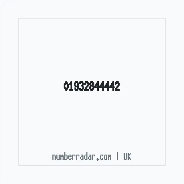 Reverse number check for +44 1932 844442 — who called me?