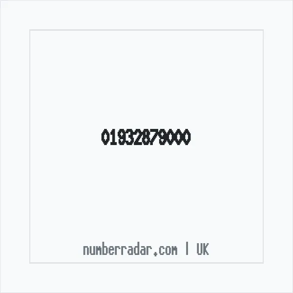 Reverse number check for +44 1932 879000 — who called me?