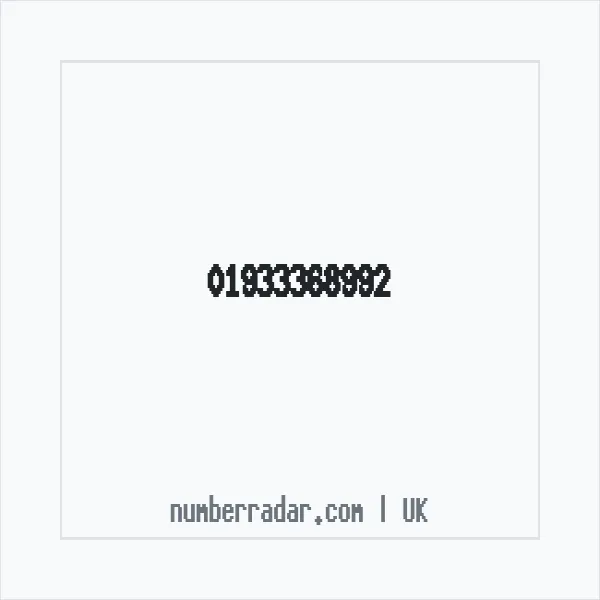 Reverse number check for +44 1933 368992 — who called me?