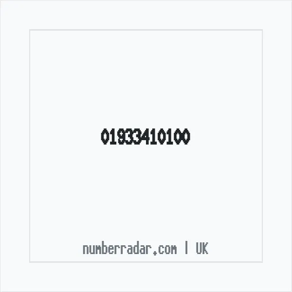 Reverse number check for +44 1933 410100 — who called me?