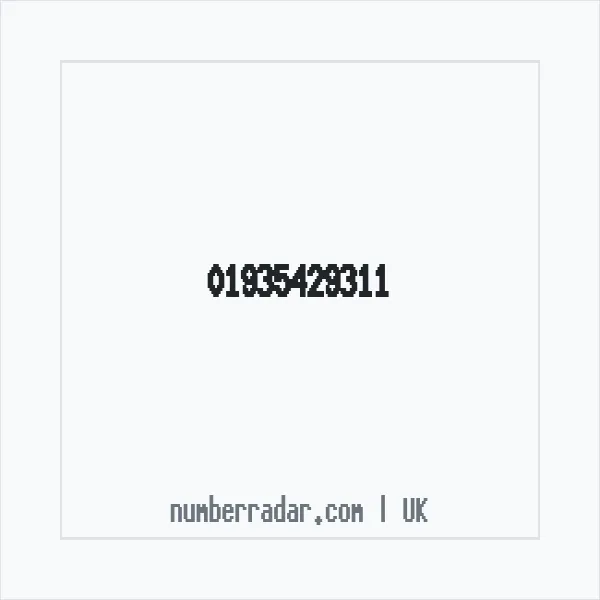 Reverse number check for +44 1935 429311 — who called me?
