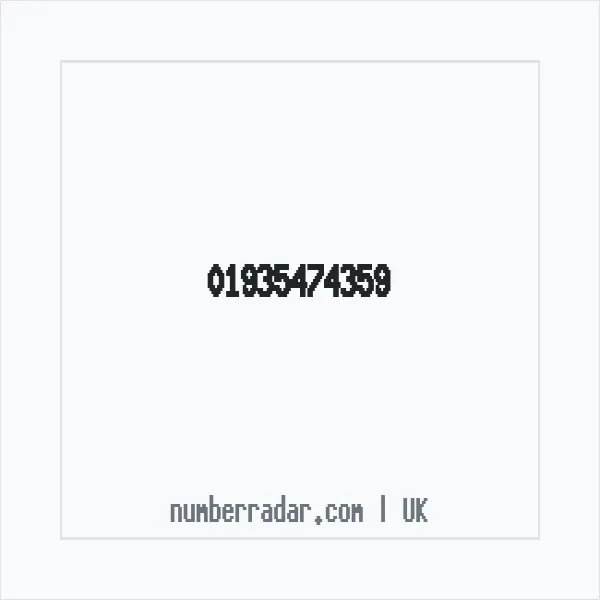 Reverse number check for +44 1935 474359 — who called me?