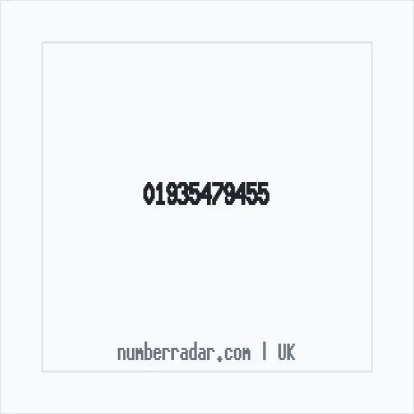 Reverse number check for +44 1935 479455 — who called me?