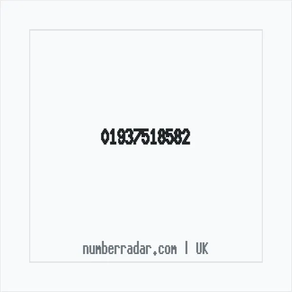 Reverse number check for +44 1937 518582 — who called me?