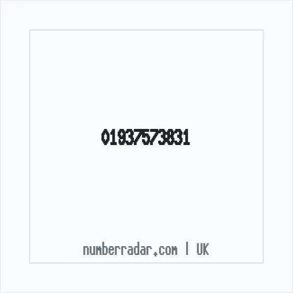 Reverse number check for +44 1937 573831 — who called me?