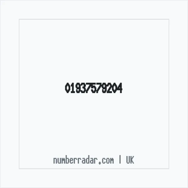 Reverse number check for +44 1937 579204 — who called me?