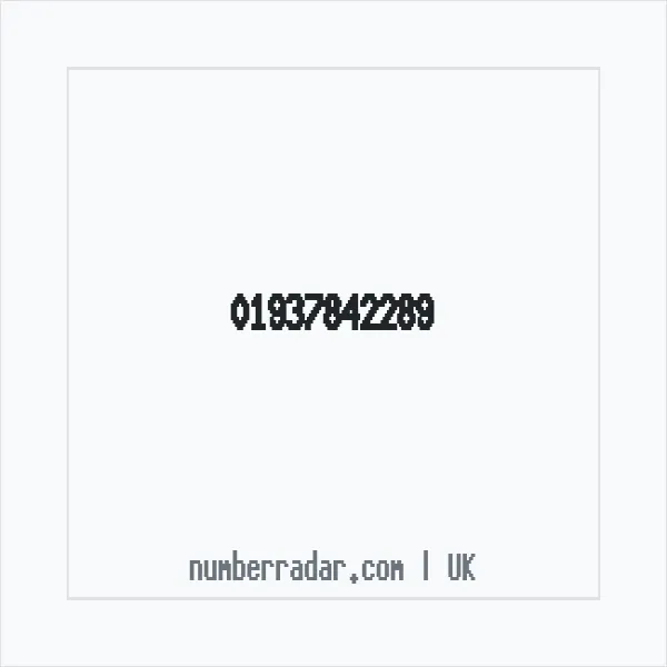 Reverse number check for +44 1937 842289 — who called me?