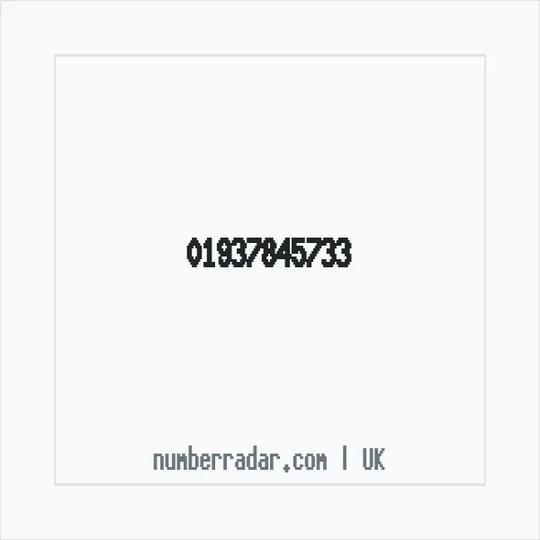 Reverse number check for +44 1937 845733 — who called me?
