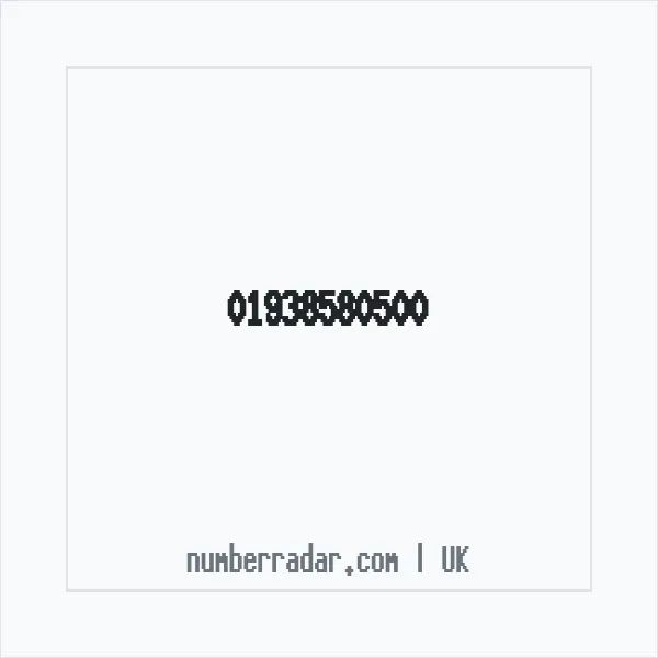 Reverse number check for +44 1938 580500 — who called me?