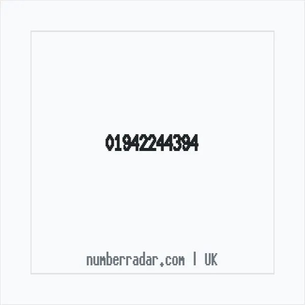 Reverse number check for +44 1942 244394 — who called me?