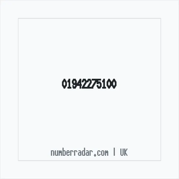 Reverse number check for +44 1942 275100 — who called me?