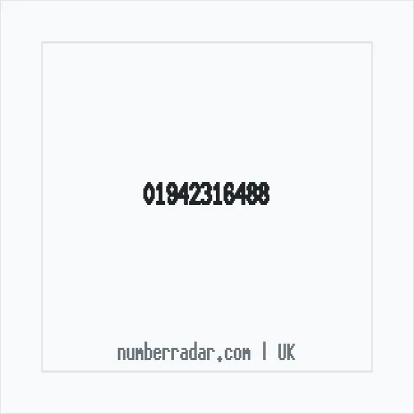 Reverse number check for +44 1942 316488 — who called me?