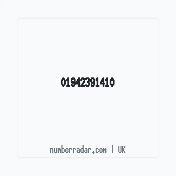 Reverse number check for +44 1942 391410 — who called me?