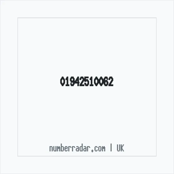 Reverse number check for +44 1942 510062 — who called me?