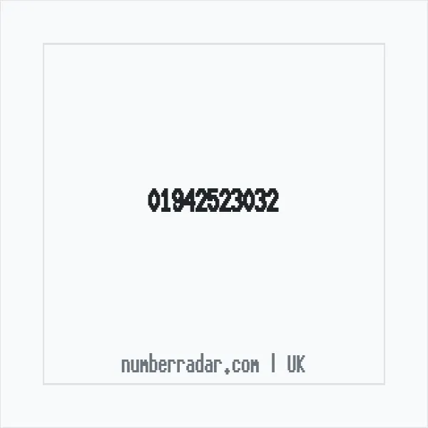 Reverse number check for +44 1942 523032 — who called me?