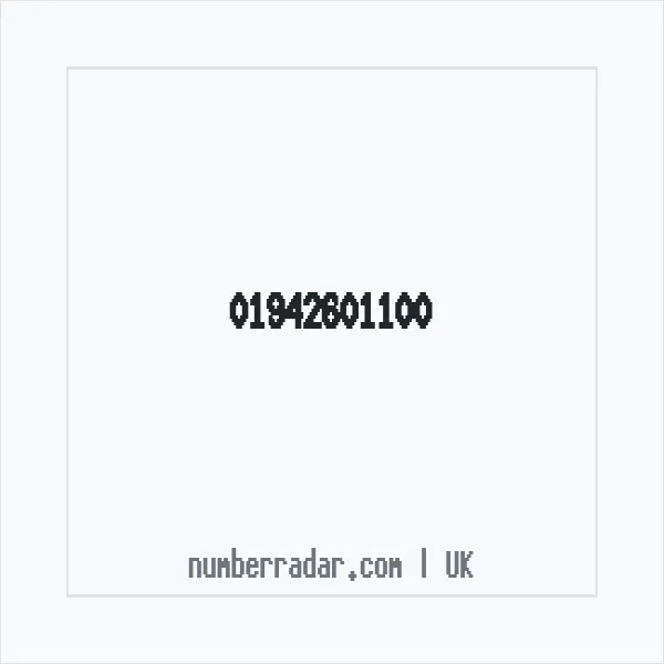Reverse number check for +44 1942 601100 — who called me?