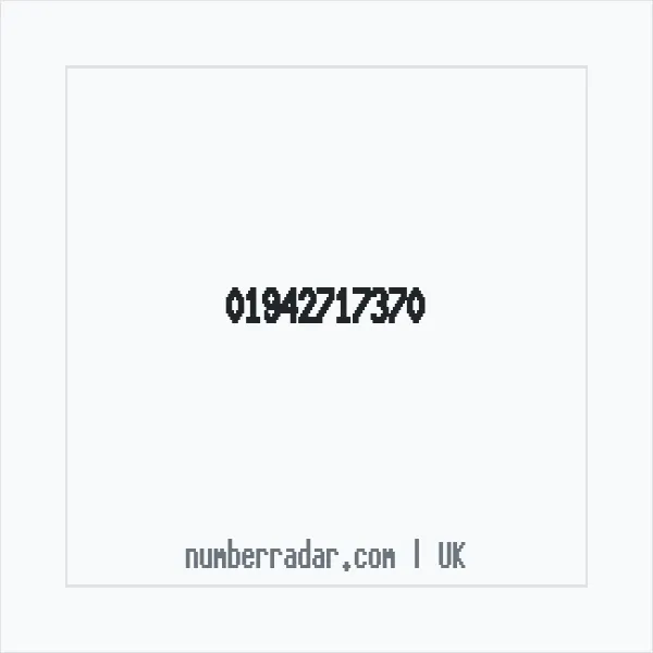 Reverse number check for +44 1942 717370 — who called me?