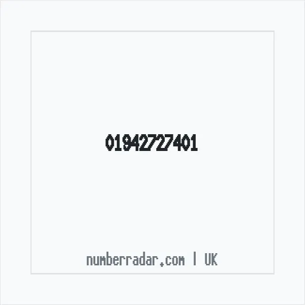 Reverse number check for +44 1942 727401 — who called me?