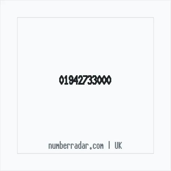 Reverse number check for +44 1942 733000 — who called me?