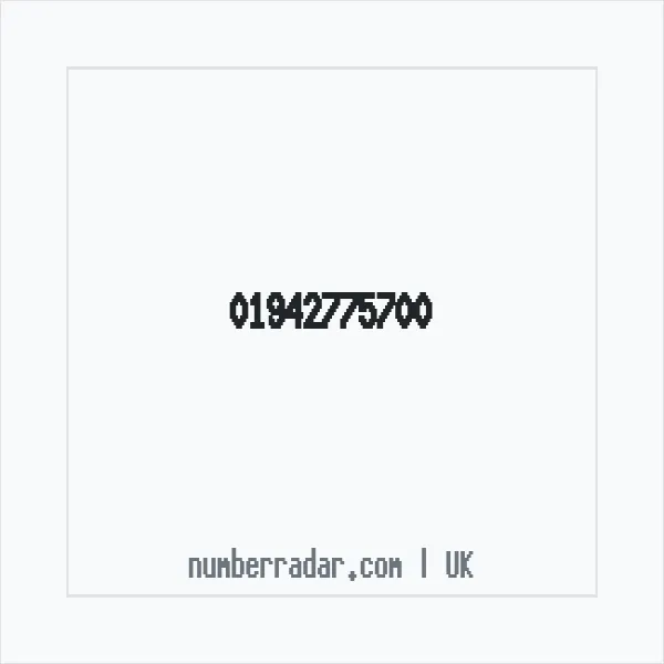 Reverse number check for +44 1942 775700 — who called me?