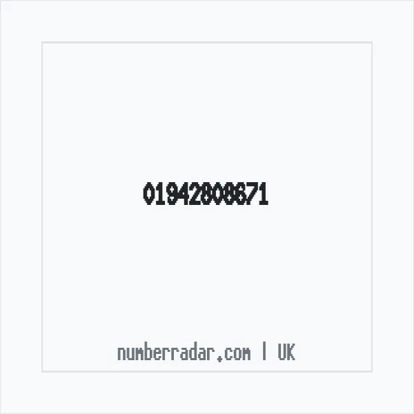 Reverse number check for +44 1942 808671 — who called me?