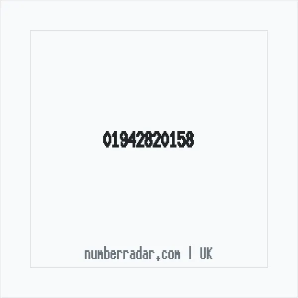 Reverse number check for +44 1942 820158 — who called me?