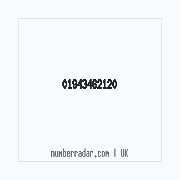 Reverse number check for +44 1943 462120 — who called me?
