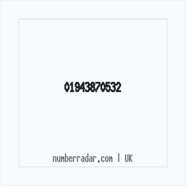 Reverse number check for +44 1943 870532 — who called me?