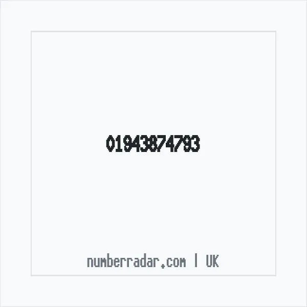 Reverse number check for +44 1943 874793 — who called me?