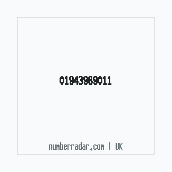Reverse number check for +44 1943 969011 — who called me?