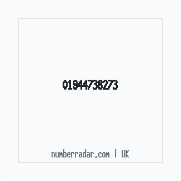 Reverse number check for +44 1944 738273 — who called me?