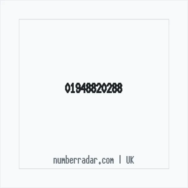 Reverse number check for +44 1948 820288 — who called me?