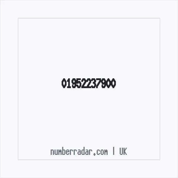 Reverse number check for +44 1952 237900 — who called me?