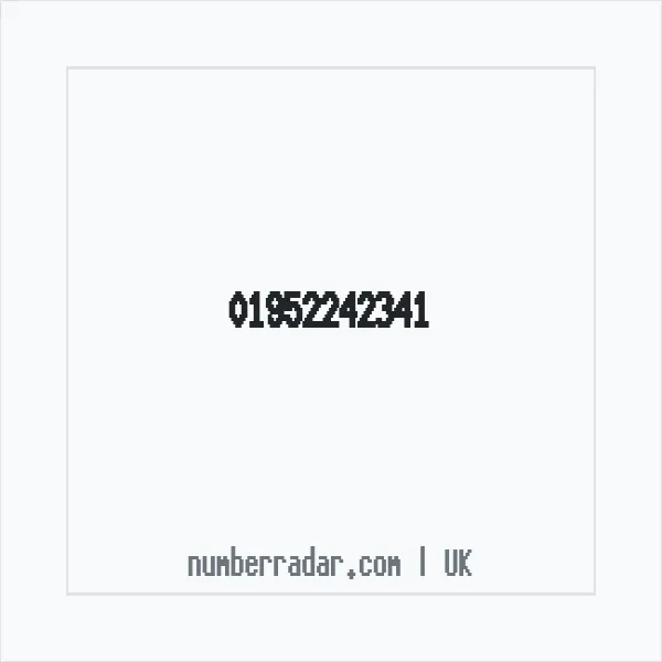 Reverse number check for +44 1952 242341 — who called me?