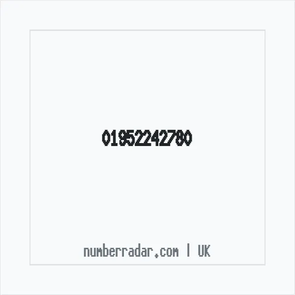 Reverse number check for +44 1952 242780 — who called me?