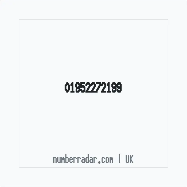 Reverse number check for +44 1952 272199 — who called me?