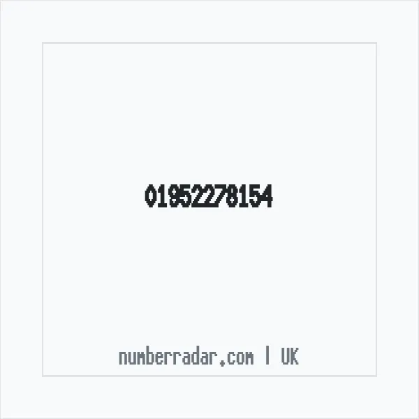 Reverse number check for +44 1952 278154 — who called me?
